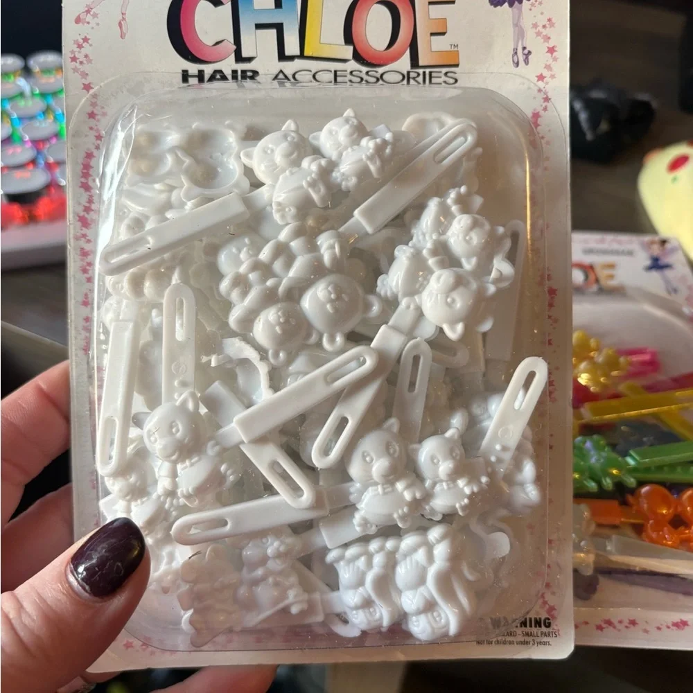 Chloe Colorful Kids Hair Clips Set